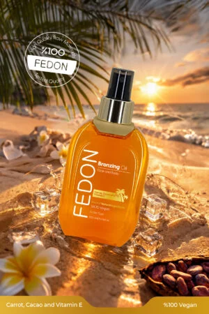 Bronzlaştırıcı Güneş Yağı Vegan E Vitamini Kakao Içerikli Bronzing Sun Oil 200 ml