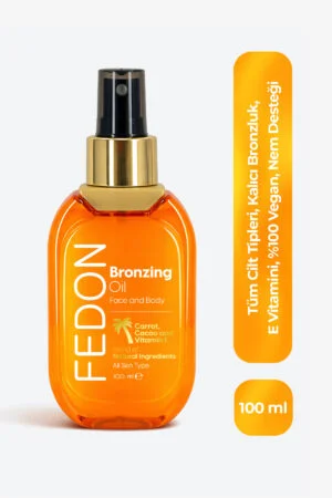 Kabin Boy Bronzlaştırıcı Güneş Yağı Vegan E Vitamini Kakao İçerikli Bronzing Sun Oil 100 ml