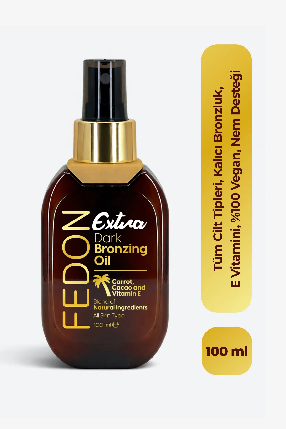 Kabin Boy Ekstra Koyu Bronzlaştırıcı E Vitamini Kakao İçerikli Dark Extra Bronzing Oil 100 ml